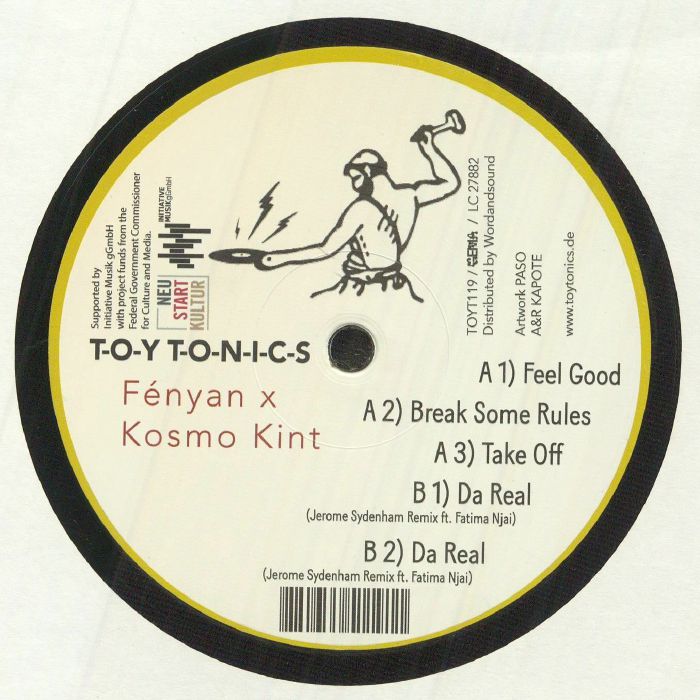 Fenyan x Kosmo Kint – Da Real EP (12", Toy Tonics, 2021) Back Cover