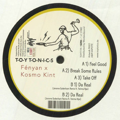 Fenyan x Kosmo Kint – Da Real EP (12", Toy Tonics, 2021) Back Cover