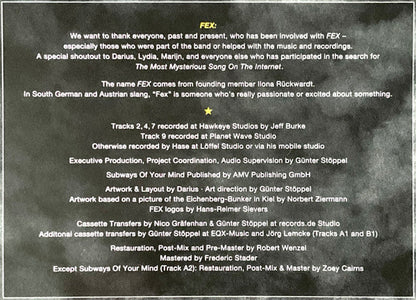 Fex – Skyscraper (LP, Yellow, The Outer Edge, 2025) Image 4