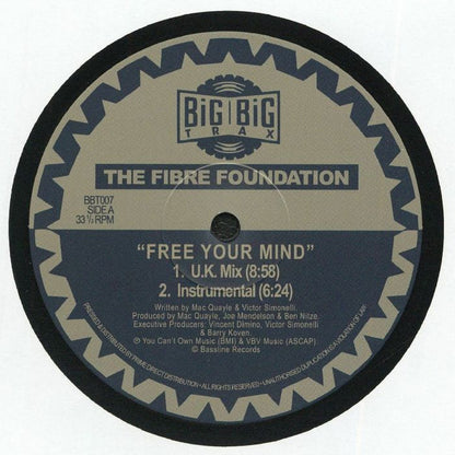 Fibre Foundation – Free Your Mind (12", Big Big Trax, 2026) Front Cover