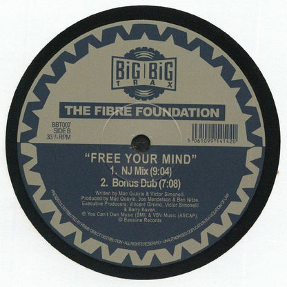 Fibre Foundation – Free Your Mind (12", Big Big Trax, 2026) Back Cover