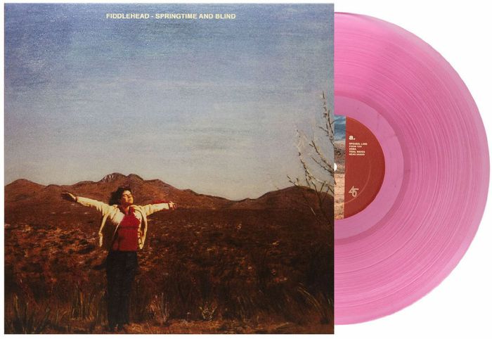 Fiddlehead – Springtime And Blind (LP, Pink Clear, Run For Cover Records, 2022) Front Cover