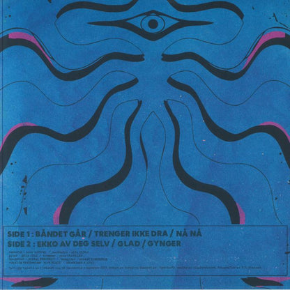 Flammer Dance Band – Gynger (LP, Lyskestrekk Records, 2025) back cover