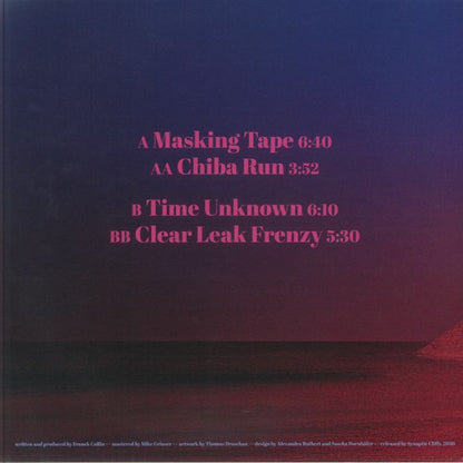 Fleck E.S.C. – The Neuro Pie EP (12", Neon Orange Transparent, Synaptic Cliffs, 2026) Back Cover