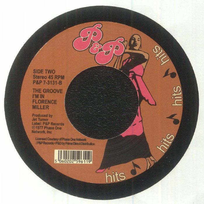 Florence Miller – I'm Just A Lonely Girl / The Groove I'm In (7", P&P Records, 2023) Back Cover