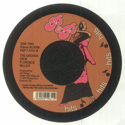 Florence Miller – I'm Just A Lonely Girl / The Groove I'm In (7", P&P Records, 2023) Back Cover