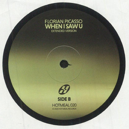 Florian Picasso – When I Saw U (12", Hot Meal, 2025) Back Cover