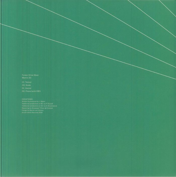 Forest Drive West – Mantis 1920 (2x12", Delsin, 2026) Back Cover