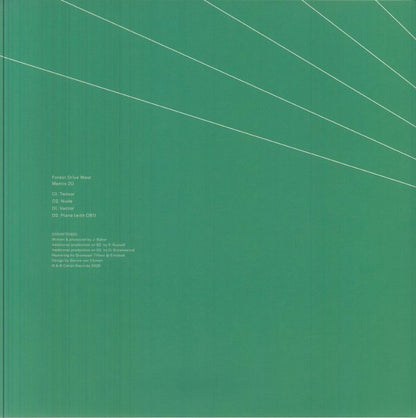 Forest Drive West – Mantis 1920 (2x12", Delsin, 2026) Back Cover