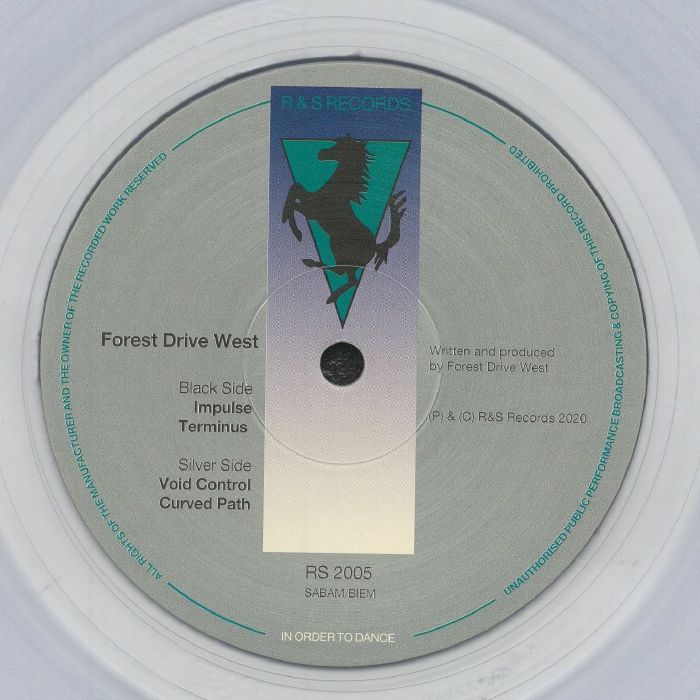 Forest Drive West – Terminus EP (12", Clear, R & S Records, 2021) Back Cover