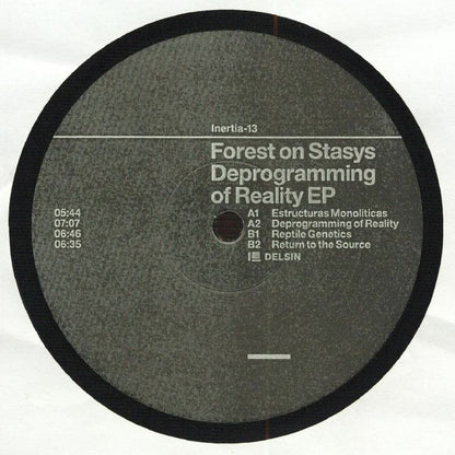 Forest On Stasys – Deprogramming Of Reality EP (12", Delsin, 2026) Front Cover