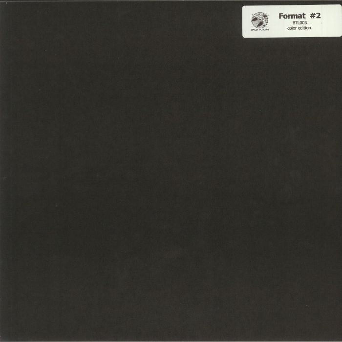 Format – #2 (12", Translucent Blue, Back To Life, 2020) Front Cover
