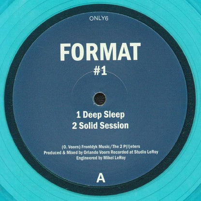 Format – #1 (12", Turquoise Transparent, Only One Music, 2026) Front Cover