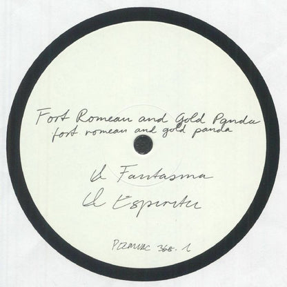 Fort Romeau And Gold Panda – El Fantasma / El Espíritu (12", Permanent Vacation, 2026) Front Cover