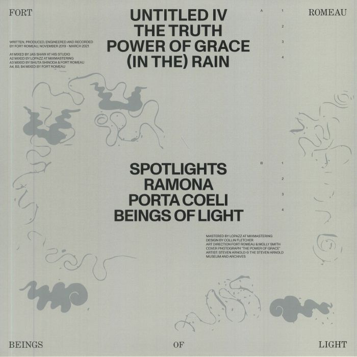 Fort Romeau – Beings Of Light (LP, Clear, Ghostly International, 2022) Back Cover