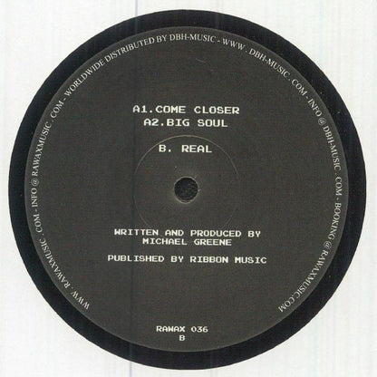 Fort Romeau – Come Closer EP (12", Rawax, 2026) Back Cover