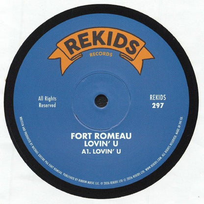 Fort Romeau – Lovin' U (12", REKIDS, 2026) Front Cover
