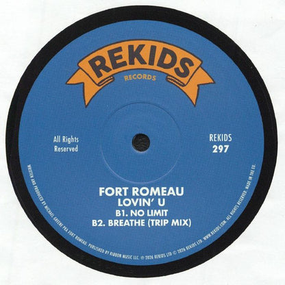 Fort Romeau – Lovin' U (12", REKIDS, 2026) Back Cover