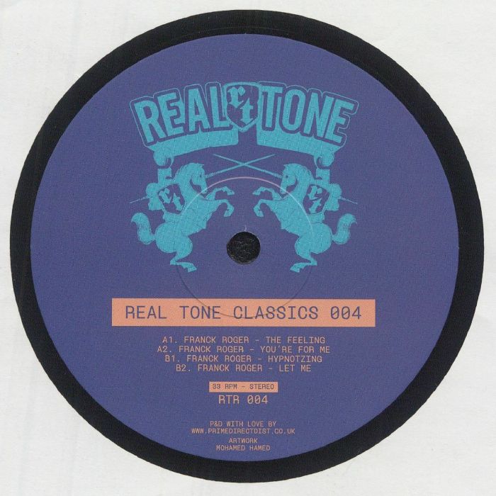 Franck Roger – Real Tone Classics 004 (12", Real Tone Records, 2025) back cover