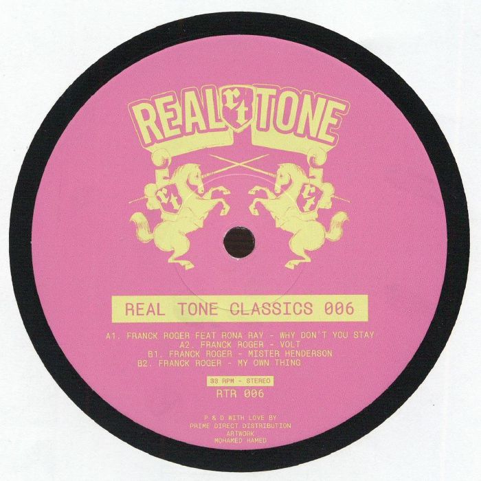 Franck Roger – Real Tone Classics 006 (12", Real Tone Records, 2026) Front Cover