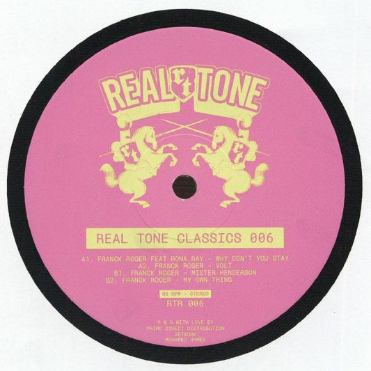 Franck Roger – Real Tone Classics 006 (12", Real Tone Records, 2026) Front Cover