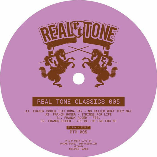 Franck Roger – Real Tone Classics Vol 5 (12", Real Tone Records, 2026) Front Cover