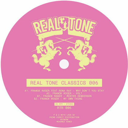 Franck Roger – Real Tone Classics Vol 6 (12", Real Tone, 2026) Front Cover