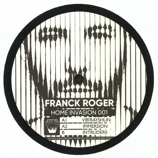 Franck Roger – Vib'Rayshun EP (12", Home Invasion, 2026) Front Cover