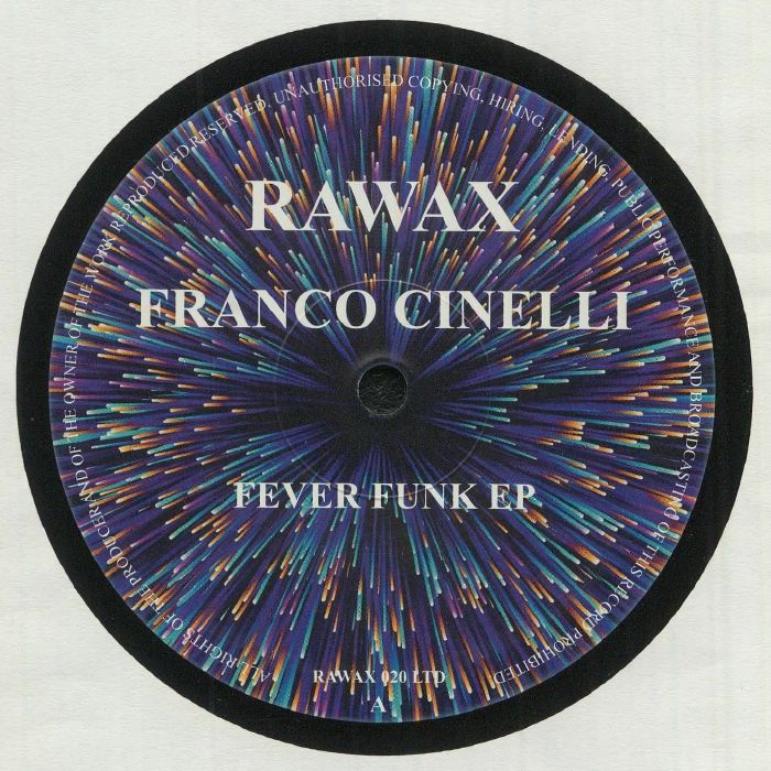 Franco Cinelli – Fever Funk EP (12", RAWAX, 2021) Front Cover