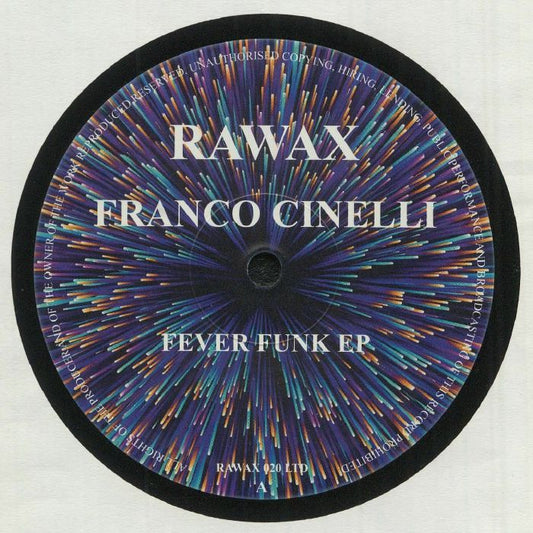 Franco Cinelli – Fever Funk EP (12", RAWAX, 2021) Front Cover