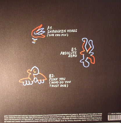 Freaks – Stuff We Forgot Vol.1 (12", Circus Company, 2015) Back Cover
