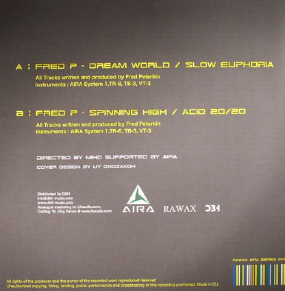 Fred P – Rawax Aira Series Vol 3 (12", Rawax, 2015) Back Cover