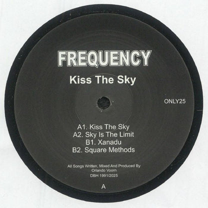 Frequency – Kiss The Sky (12", Only One Music, 2025) Front Cover