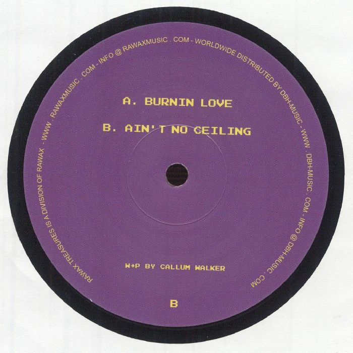 Fresh & Low – Burnin Love (12", Rawax, 2025) Back Cover