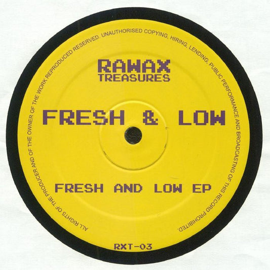 Fresh & Low – Fresh & Low EP (12", Rawax, 2024) Front Cover