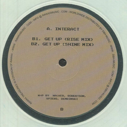Fresh & Low – Interact (12", limited clear, Rawax, 2026) Back Cover