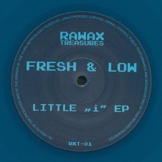 Fresh & Low – Little 'i' EP (12", Blue, Rawax, 2024) Front Cover