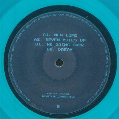 Fresh & Low – Little 'i' EP (reissue) (12", clear turquoise, Rawax, 2026) Back Cover