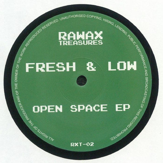 Fresh & Low – Open Space EP (12", Rawax, 2024) Front Cover