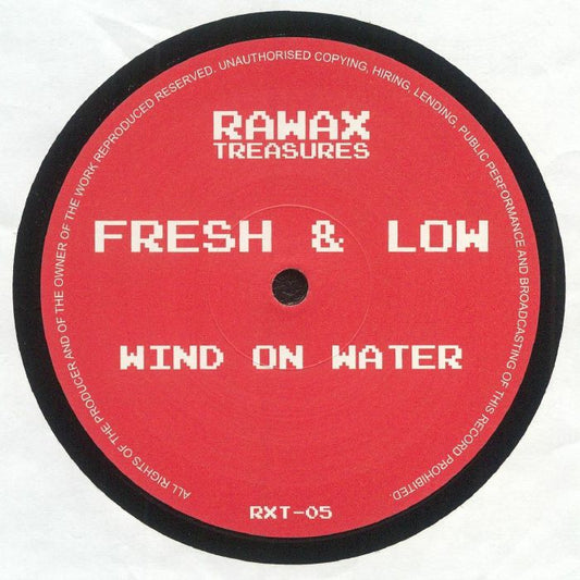 Fresh & Low – Wind On Water (12", Red, Rawax, 2025) Front Cover