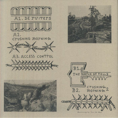 Friese Ruiters – Jams From The Trenches Vol 1 (12", sticker, Jack Playmobil, 2026) Back Cover