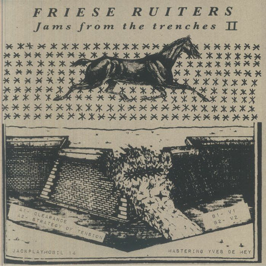 Friese Ruiters – Jams From The Trenches Vol 2 (12", hand-stickered, Jack Playmobil, 2026) Front Cover