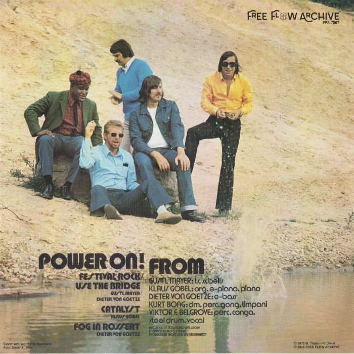From – Power On! (LP, Free Flow Archive, 2026) Back Cover