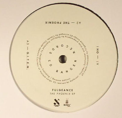 Fulgeance – The Phoenix EP (12", Ed Banger Records, 2016) Front Cover