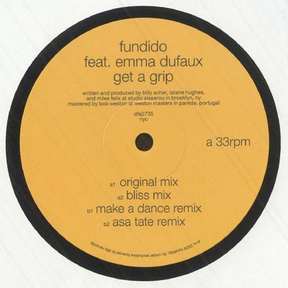 Fundido – Get a grip (12", DFA, 2026) Front Cover