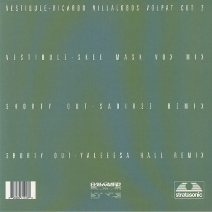 Galcher Lustwerk – Vestibule (Remixes) (12", Stratasonic, 2026) Back Cover
