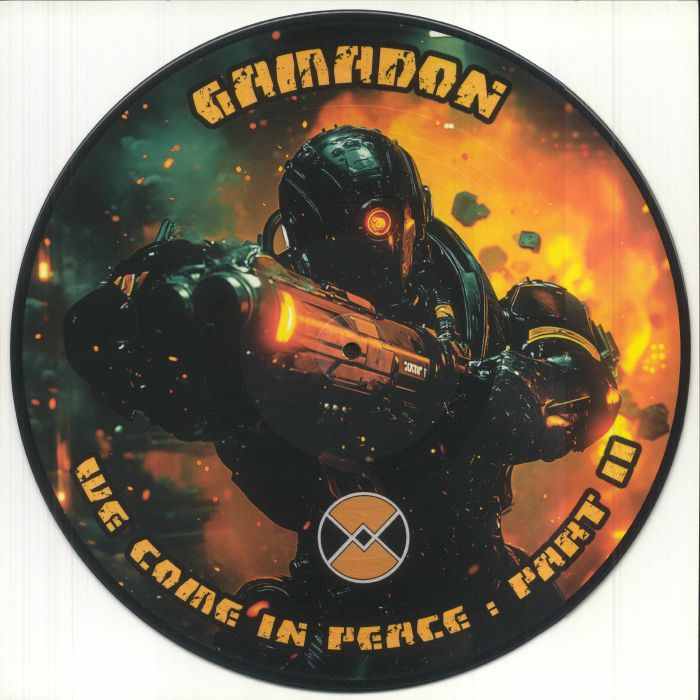 Gamadon – We Come In Peace Part II : Daleks In The Dancehall EP (12", Warehouse Manifesto, 2025) Front Cover