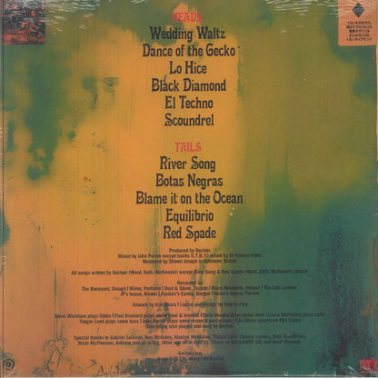 Geckøs – Geckøs (LP, Red Transparent, ORG Music, 2025) back cover