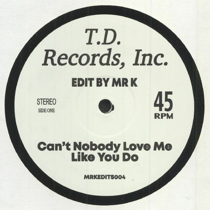 General Johnson / Second Image – Can't Nobody Love Me Like You Do / Can't Keep Holding On (12", T.D. Records, Inc., 2021) Front Cover