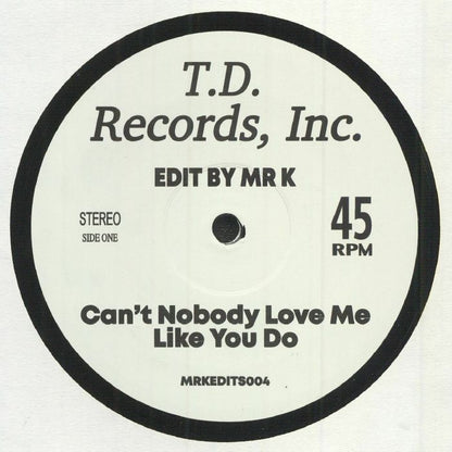 General Johnson / Second Image – Can't Nobody Love Me Like You Do / Can't Keep Holding On (12", T.D. Records, Inc., 2021) Front Cover